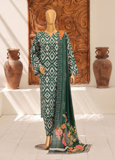 HZ Textile Printed Lined 3 Piece Unstitched Suit HZ26LWV2 D-LW-5071