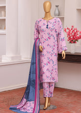 HZ Textile Printed Twill Viscose 3 Piece Unstitched Suit HZ26VTV1 D-VT-5031