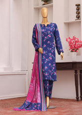 HZ Textile Printed Twill Viscose 3 Piece Unstitched Suit HZ26VTV1 D-VT-5032