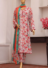 HZ Textile Printed Twill Viscose 3 Piece Unstitched Suit HZ26VTV1 D-VT-5034