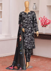 HZ Textile Printed Twill Viscose 3 Piece Unstitched Suit HZ26VTV1 D-VT-5037