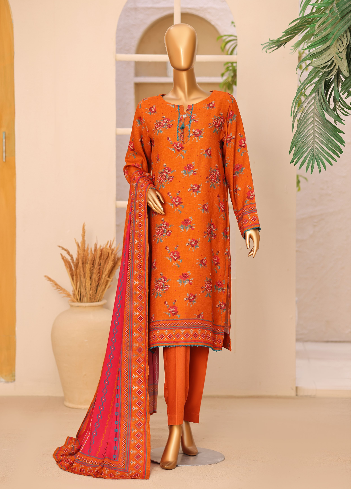HZ Textile Printed Twill Viscose 3 Piece Unstitched Suit HZ26VTV3 D-VT-5097 HZ Textile Printed Twill Viscose 3 Piece Unstitched Suit HZ26VTV3 D-VT-5097
