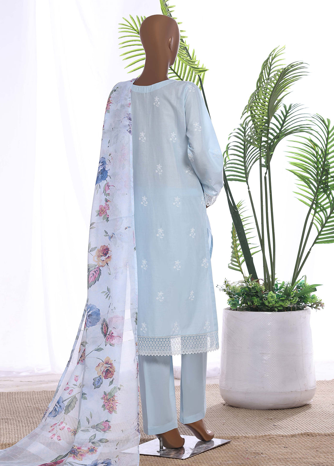 HZ Textiles Chikankari Embroidered lawn 3 Piece Stitched Suit HZ26CE3P D-CSE-224 HZ Textiles Chikankari Embroidered lawn 3 Piece Stitched Suit HZ26CE3P D-CSE-224