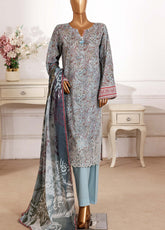 HZ Textiles Cutworkari Embroidered Lawn 3 Piece Stitched Suit HZ26CEL D-CPE-011