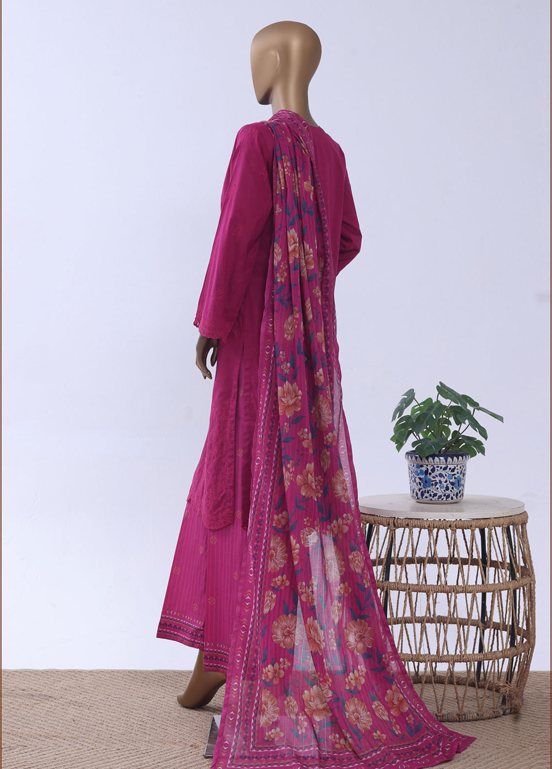HZ Textiles Embroidered Chikankari Lawn 3 Piece Stitched Suit HZ26EC D-080 S DESIRE HZ Textiles Embroidered Chikankari Lawn 3 Piece Stitched Suit HZ26EC D-080 S DESIRE
