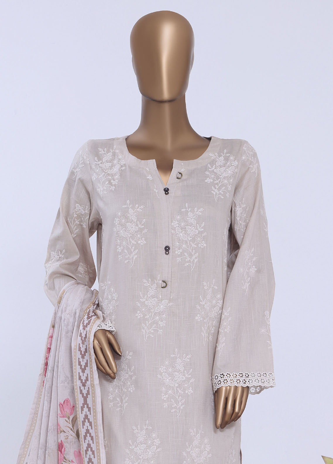 HZ Textiles Embroidered Chikankari Lawn 3 Piece Stitched Suit HZ26EC D-085 N SPARK HZ Textiles Embroidered Chikankari Lawn 3 Piece Stitched Suit HZ26EC D-085 N SPARK