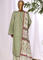 HZ Textiles Embroidered Lawn 3 Piece Stitched Suit HZ26DWE D-042