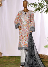 HZ Textiles Embroidered Lawn 3 Piece Stitched Suit HZ26DWE D-045