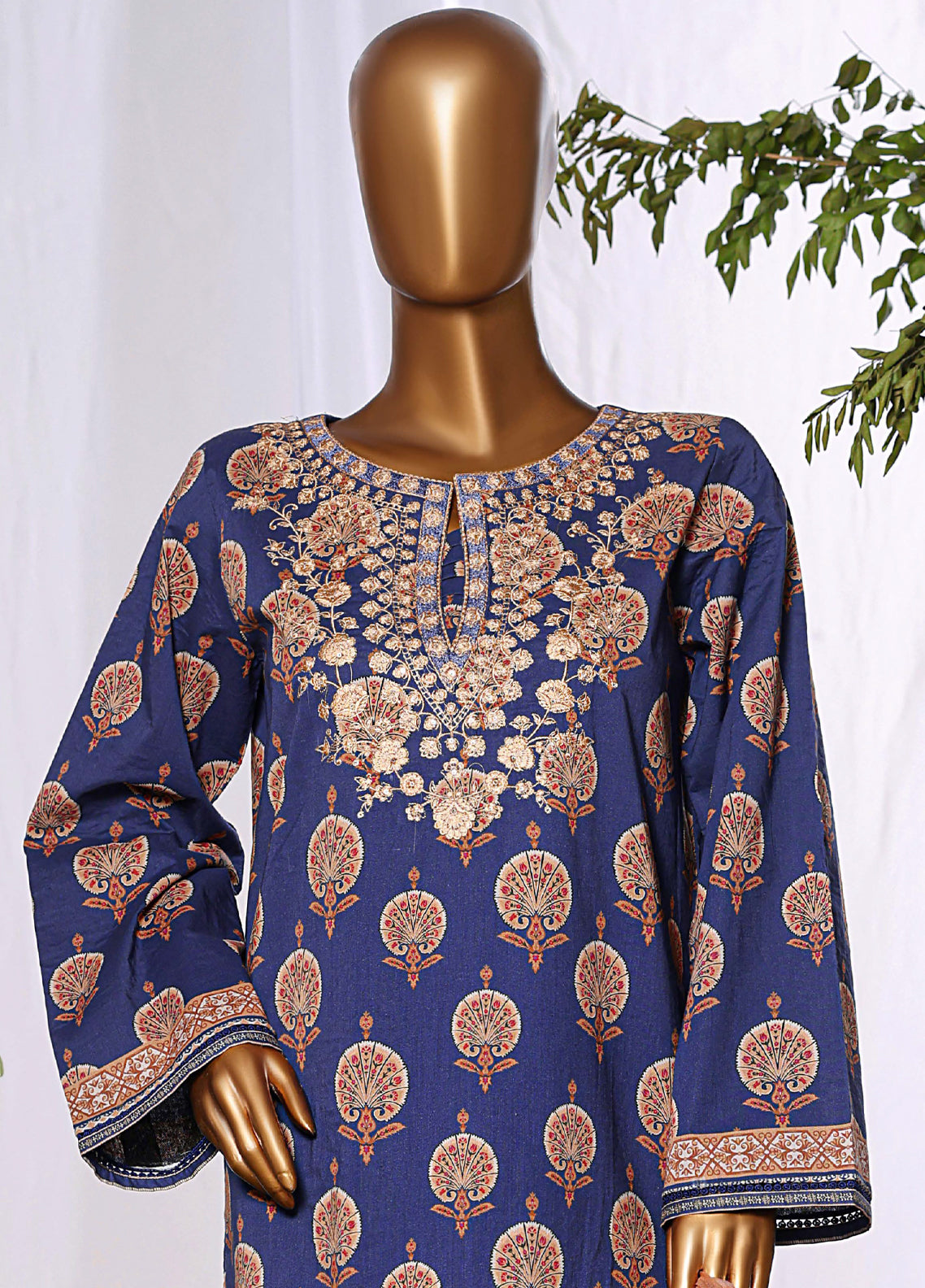 HZ Textiles Embroidered Lawn 3 Piece Stitched Suit HZ26DWE D-048 HZ Textiles Embroidered Lawn 3 Piece Stitched Suit HZ26DWE D-048