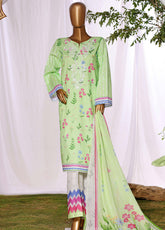 HZ Textiles Embroidered Lawn 3 Piece Stitched Suit HZ26DWE D-049