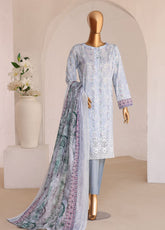 HZ Textiles Premium Chikankari Lawn 3 Piece Unstitched Suit HZ26PC D-PCE-642