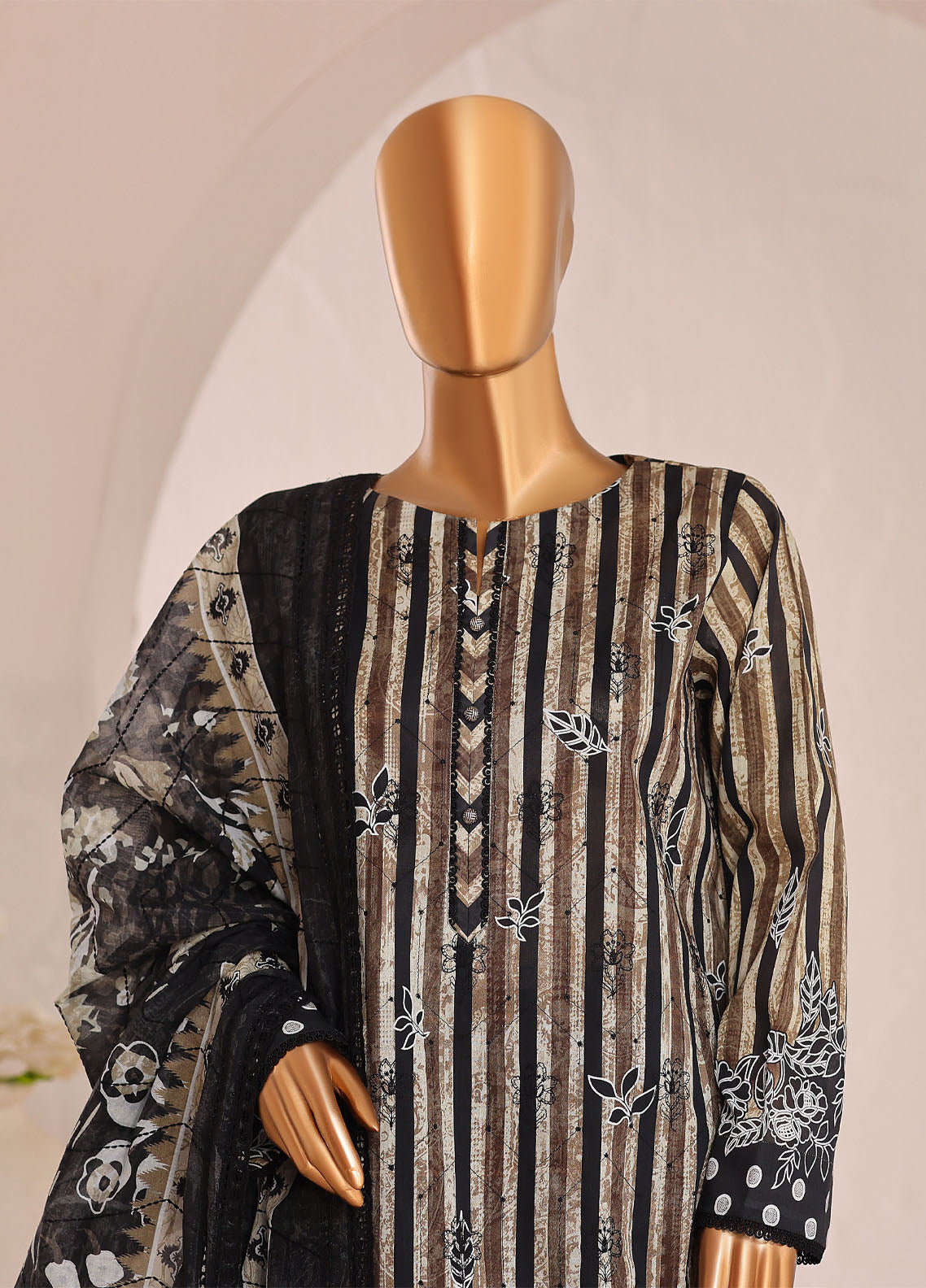 HZ Textiles Premium Chikankari Lawn 3 Piece Unstitched Suit HZ26PC D-PCE-648 HZ Textiles Premium Chikankari Lawn 3 Piece Unstitched Suit HZ26PC D-PCE-648