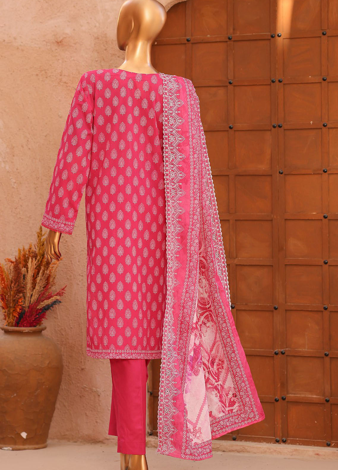 HZ Textiles Premium Embroidered Lawn 3 Piece Unstitched Suit HZ26PC D-PEL-1058 HZ Textiles Premium Embroidered Lawn 3 Piece Unstitched Suit HZ26PC D-PEL-1058