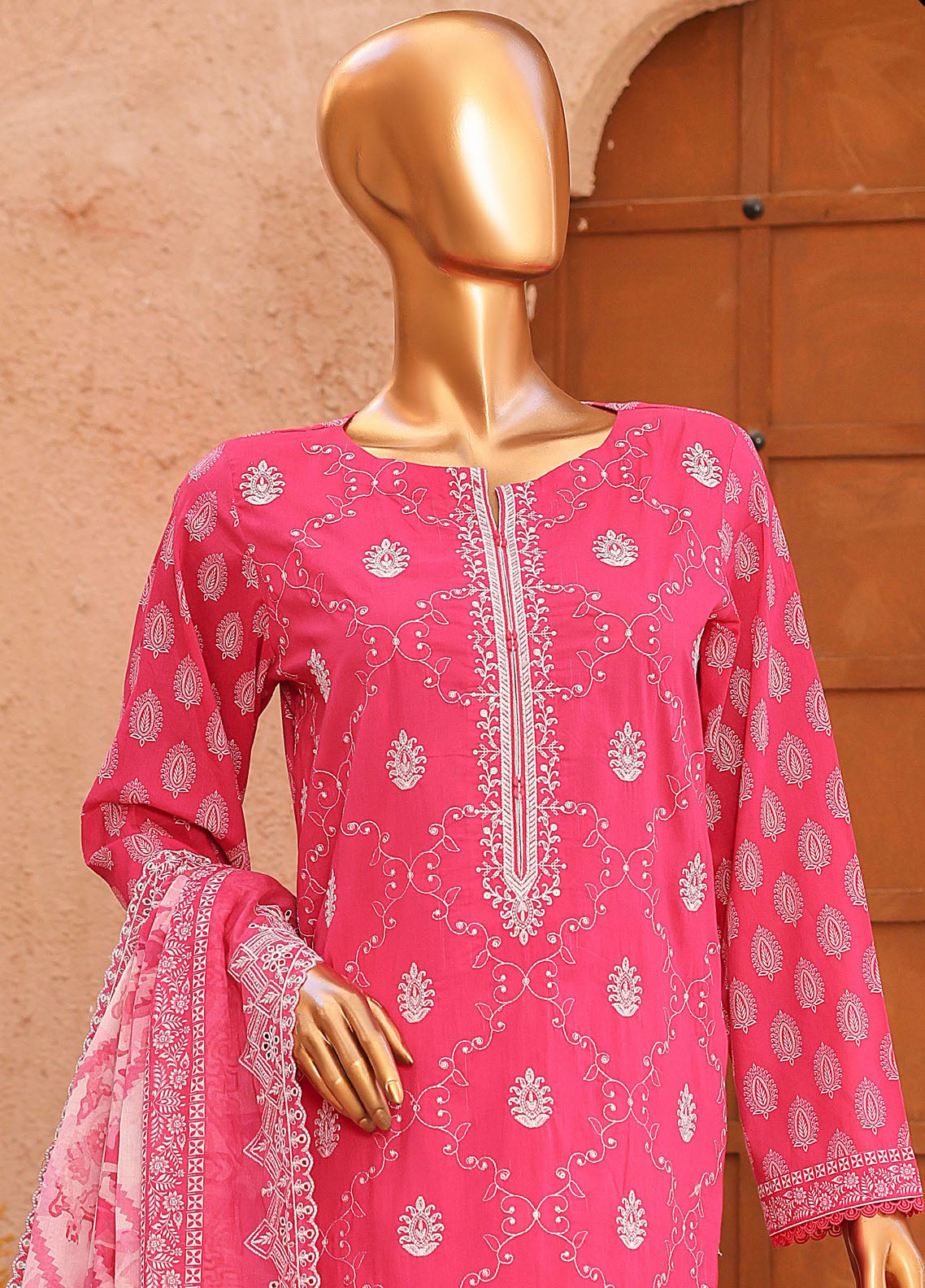 HZ Textiles Premium Embroidered Lawn 3 Piece Unstitched Suit HZ26PC D-PEL-1058 HZ Textiles Premium Embroidered Lawn 3 Piece Unstitched Suit HZ26PC D-PEL-1058