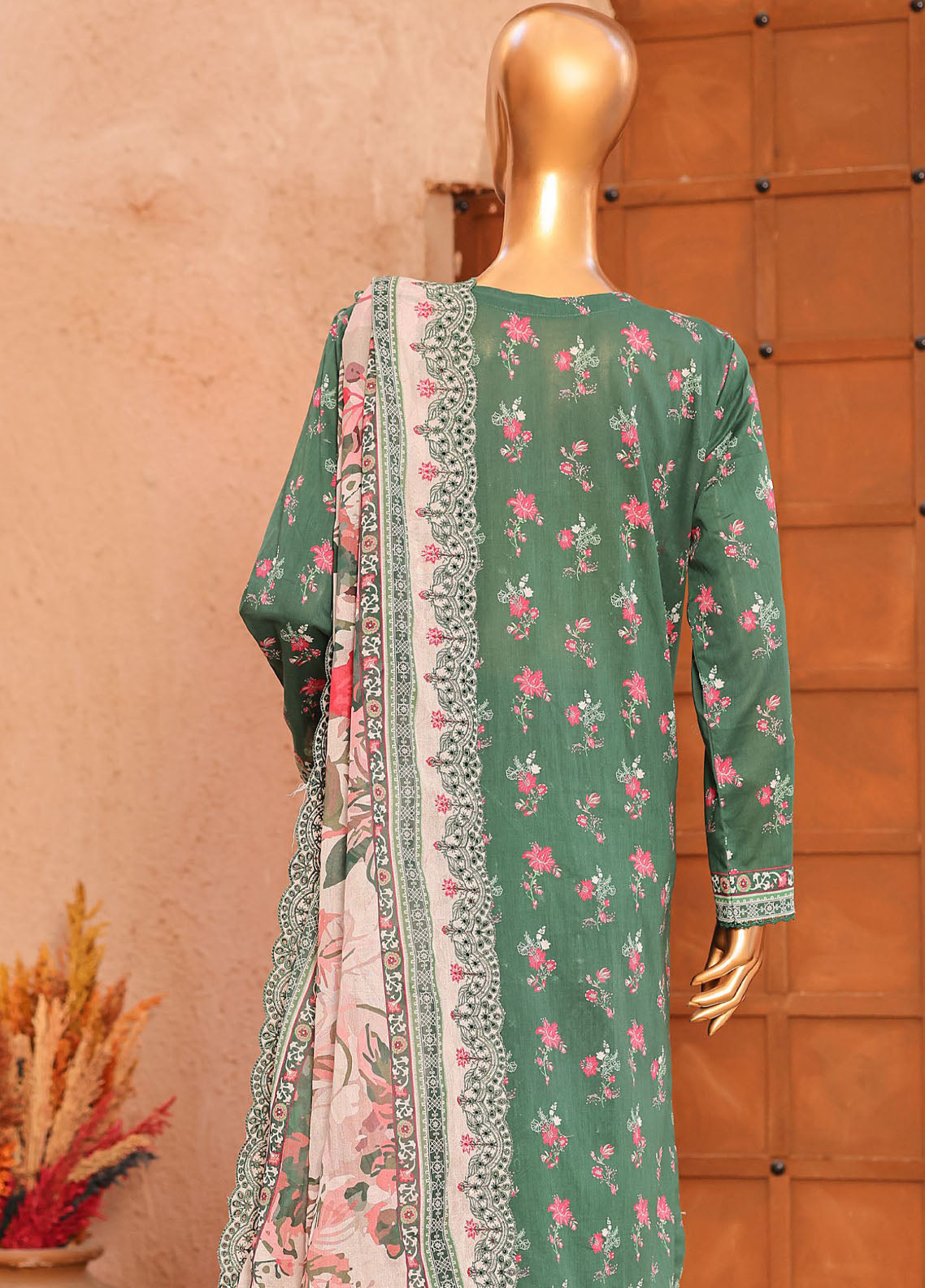 HZ Textiles Premium Embroidered Lawn 3 Piece Unstitched Suit HZ26PC D-PEL-1065 HZ Textiles Premium Embroidered Lawn 3 Piece Unstitched Suit HZ26PC D-PEL-1065