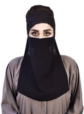 Half Face Cover (Naqab) By Hijab ul Hareem - HH24FC 01