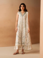 Haze A Prints By Afrozeh Embroidered Lawn 3 Piece Unstitched Suit AF26HAPSE D-FWU-106 LUEM IVORY