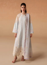 Haze A Prints By Afrozeh Embroidered Lawn 3 Piece Unstitched Suit AF26HAPSE D-FWU-108 SUNNIVAL BLUE