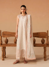 Haze A Prints By Afrozeh Embroidered Lawn 3 Piece Unstitched Suit AF26HAPSE D-FWU-109 SUNNIVAL IVORY