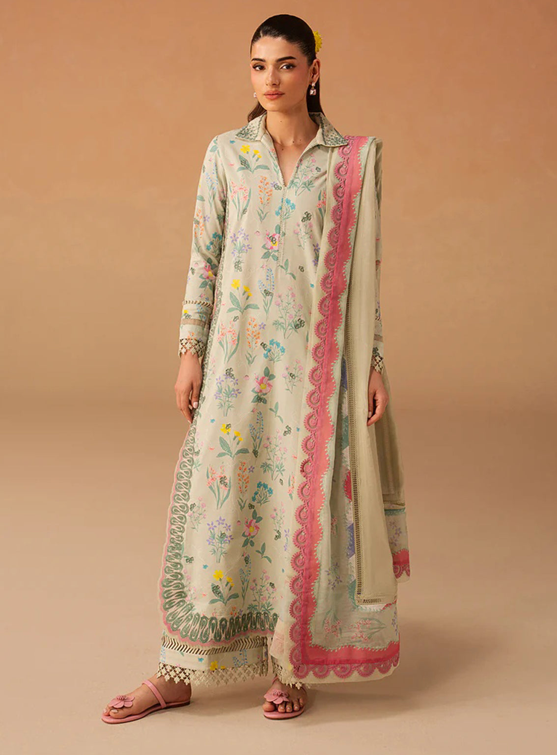 Haze A Prints By Afrozeh Embroidered Lawn 3 Piece Unstitched Suit AF26HAPSE D-FWU-111 SUNLACED GREEN Haze A Prints By Afrozeh Embroidered Lawn 3 Piece Unstitched Suit AF26HAPSE D-FWU-111 SUNLACED GREEN