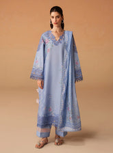 Haze A Prints By Afrozeh Embroidered Lawn 3 Piece Unstitched Suit AF26HAPSE D-FWU-112 OPALINE