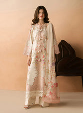 Haze A Prints By Afrozeh Embroidered Lawn 3 Piece Unstitched Suit AF26HAPSE D-FWU-113 LUSTRE