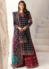 Heer By Alizeh Fashion Embroidered Chiffon Suits Unstitched 3 Piece - ALZ24HF 03 NAGAR