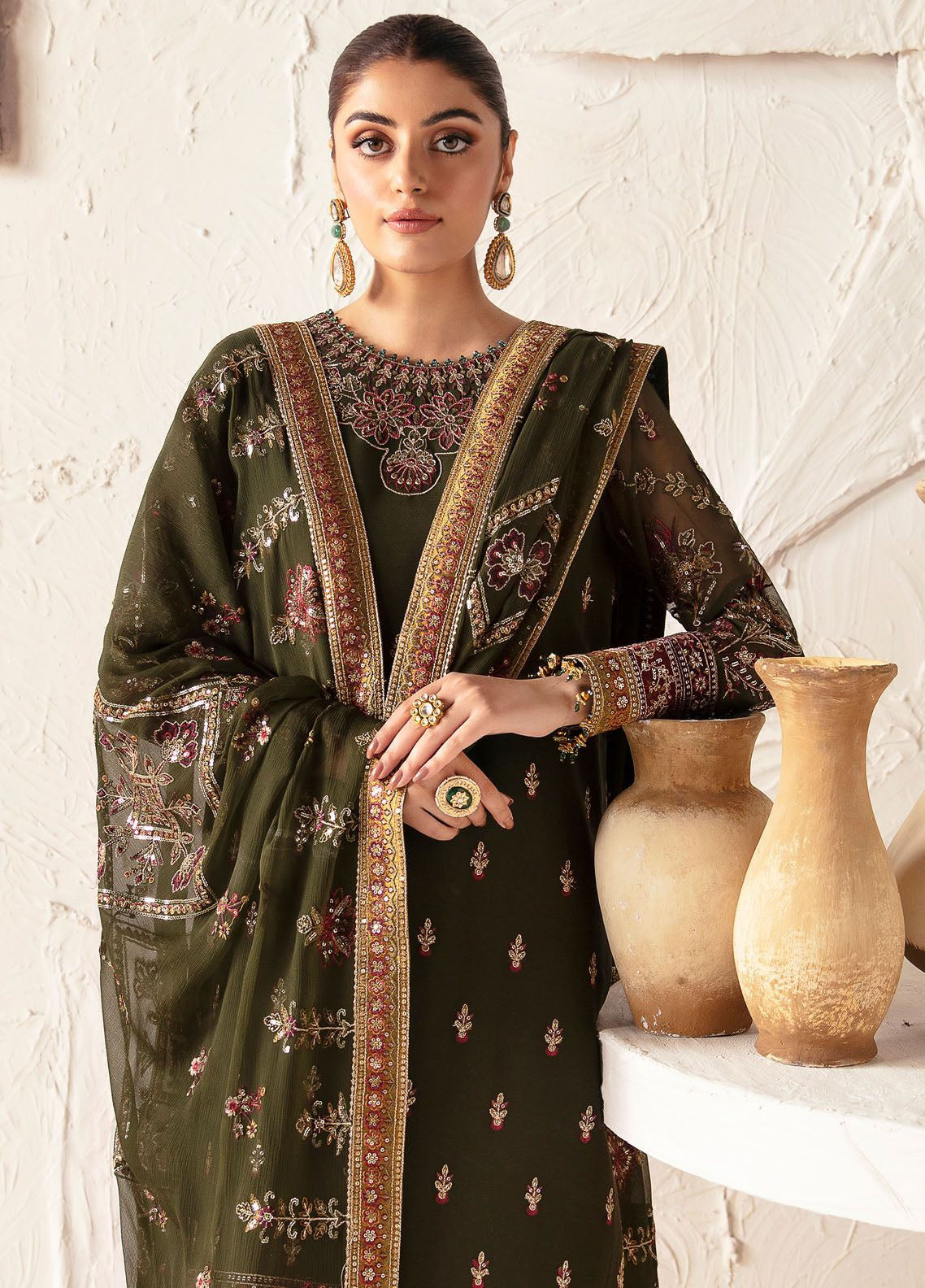 Heer By Alizeh Fashion Embroidered Chiffon Suits Unstitched 3 Piece - ALZ24HF 05 KANZA Heer By Alizeh Fashion Embroidered Chiffon Suits Unstitched 3 Piece - ALZ24HF 05 KANZA
