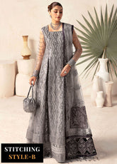 Heer By Alizeh Fashion Embroidered Net Suits Unstitched 3 Piece - ALZ24HF 07 ZOHAL