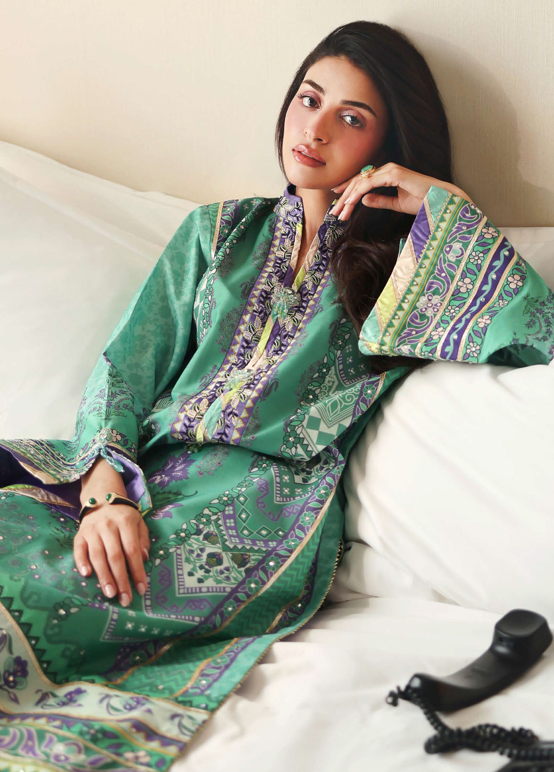 Hemline Nirvana By Mushq Embroidered Raw Silk 3 Piece Unstitched Suit MQ26HNUL D-2601 MAIN CHARACTER Hemline Nirvana By Mushq Embroidered Raw Silk 3 Piece Unstitched Suit MQ26HNUL D-2601 MAIN CHARACTER