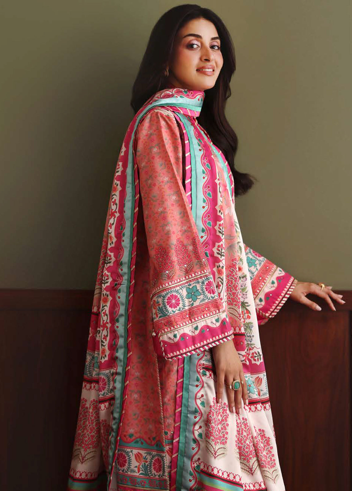 Hemline Nirvana By Mushq Embroidered Raw Silk 3 Piece Unstitched Suit MQ26HNUL D-2609 BORN READY Hemline Nirvana By Mushq Embroidered Raw Silk 3 Piece Unstitched Suit MQ26HNUL D-2609 BORN READY