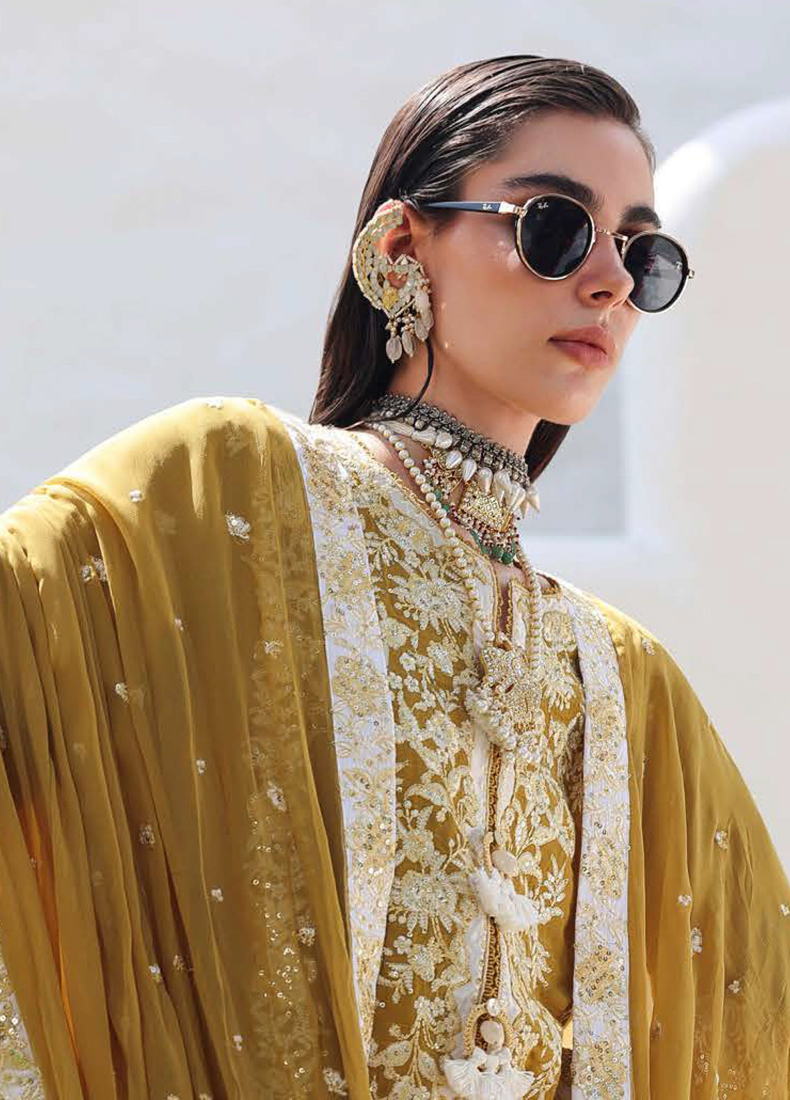 Hemline Nuvera By Mushq Embroidered Raw Silk 3 Piece Unstitched Suit MQ26HN D-207 ROSALIE CROWN Hemline Nuvera By Mushq Embroidered Raw Silk 3 Piece Unstitched Suit MQ26HN D-207 ROSALIE CROWN