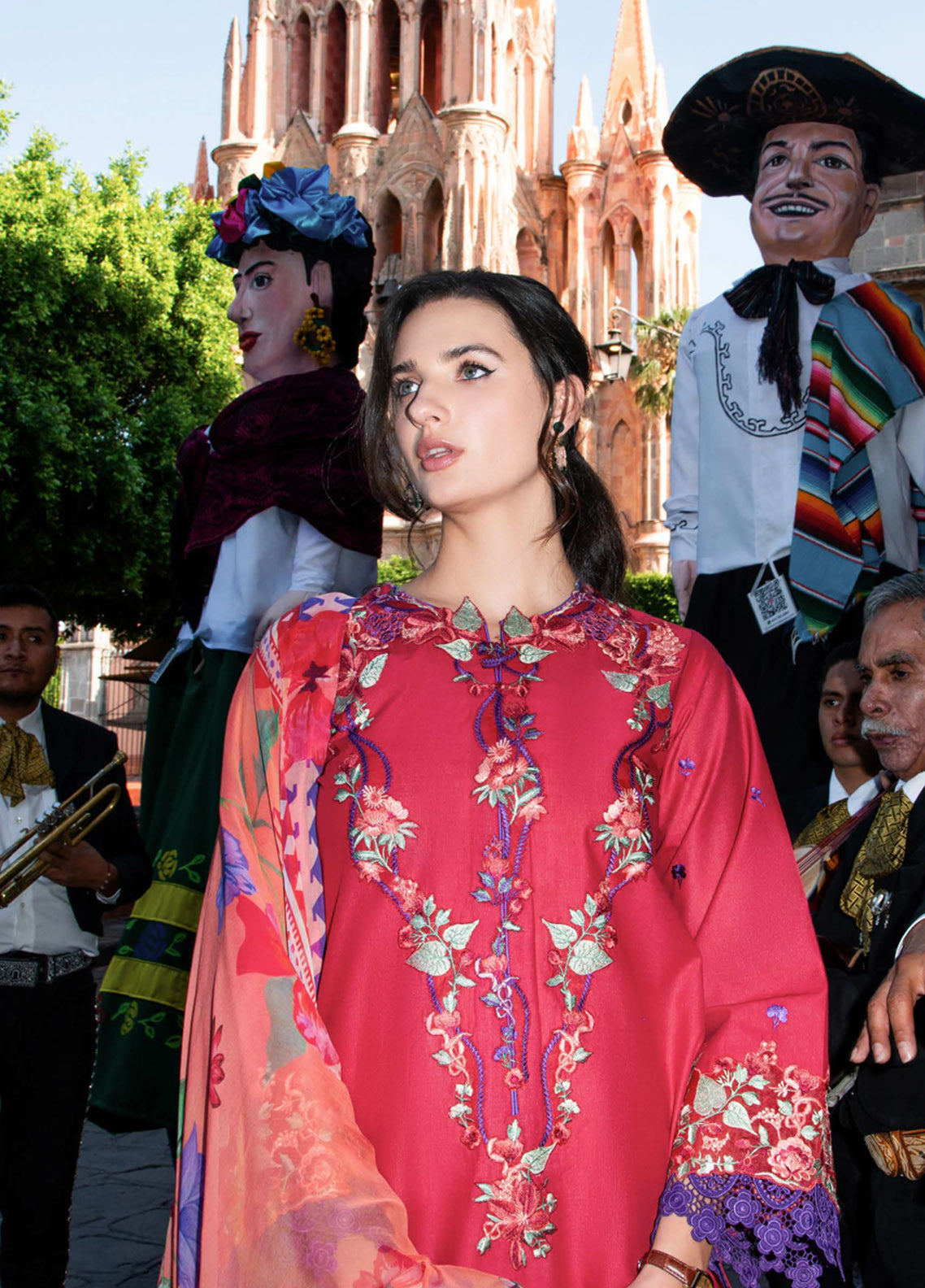 Hemline Odyssey By Mushq Embroidered Lawn 3 Piece Unstitched Suit MQ26HOL D-07 NICOLAS Hemline Odyssey By Mushq Embroidered Lawn 3 Piece Unstitched Suit MQ26HOL D-07 NICOLAS