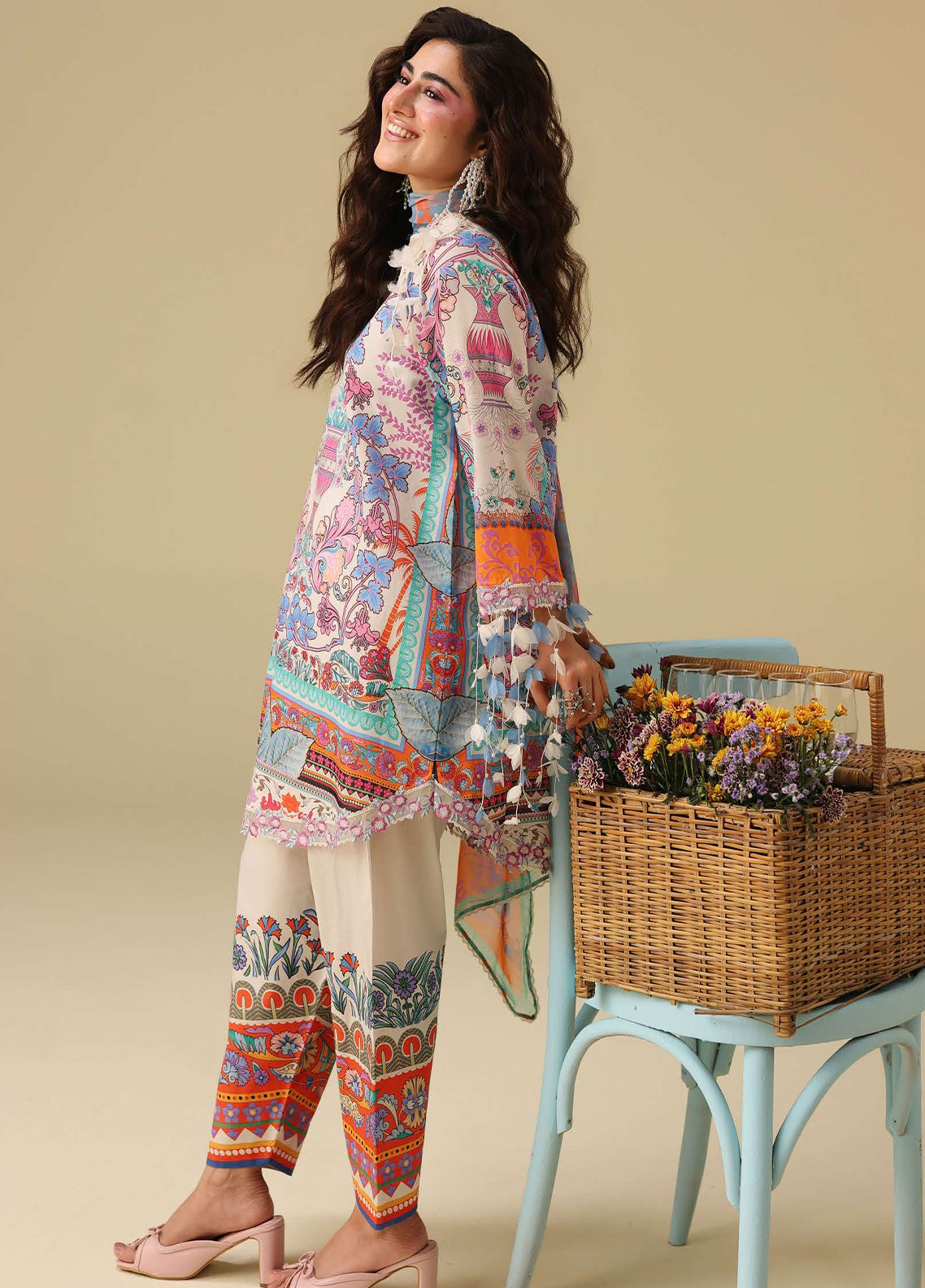 Hemline Soleil By Mushq Embroidered Lawn 3 Piece Unstitched Suit MQ26HSP D-305 EDEN WHISPER Hemline Soleil By Mushq Embroidered Lawn 3 Piece Unstitched Suit MQ26HSP D-305 EDEN WHISPER
