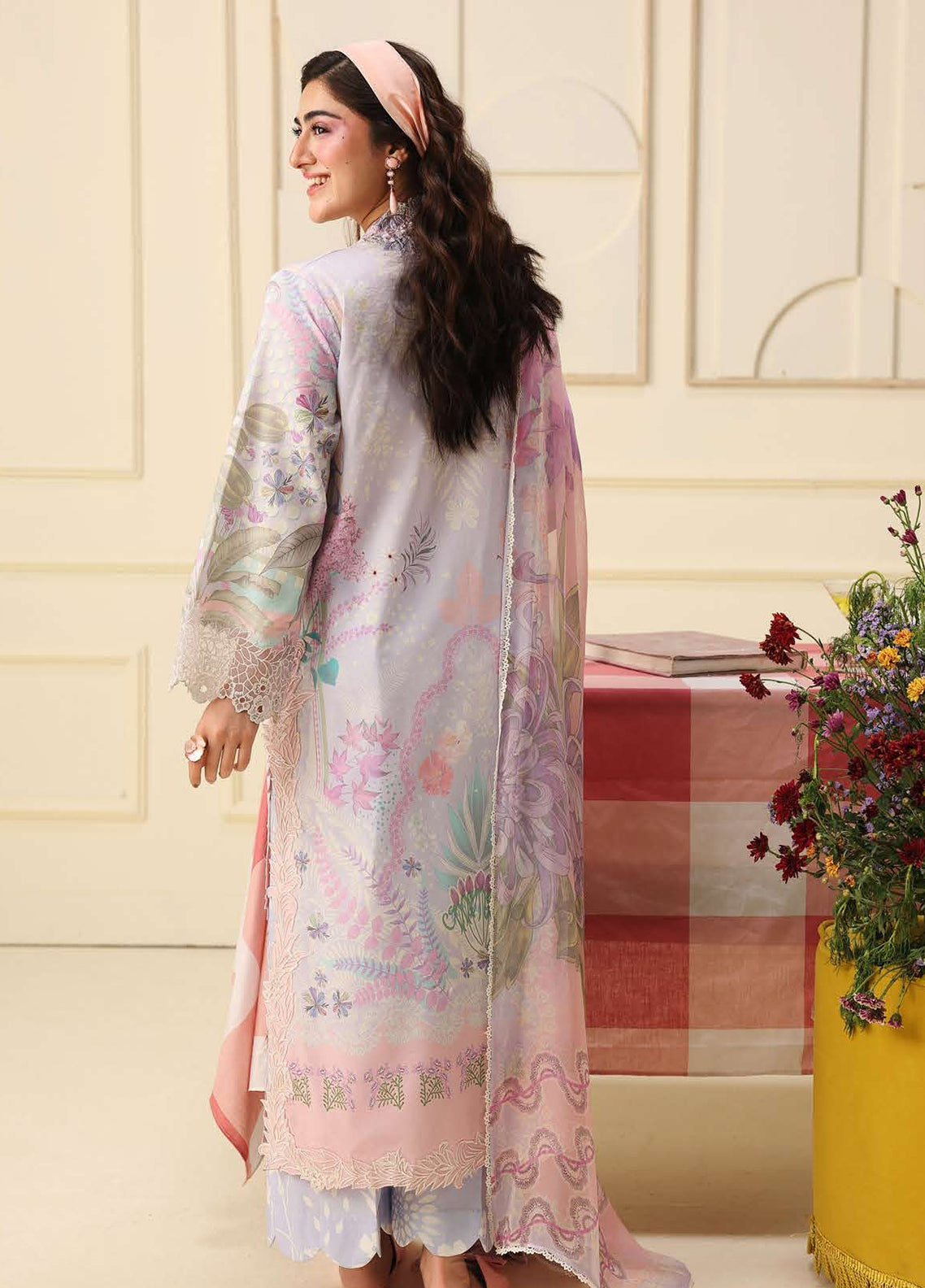 Hemline Soleil By Mushq Embroidered Lawn 3 Piece Unstitched Suit MQ26HSP D-310 FLORA AMOUR Hemline Soleil By Mushq Embroidered Lawn 3 Piece Unstitched Suit MQ26HSP D-310 FLORA AMOUR