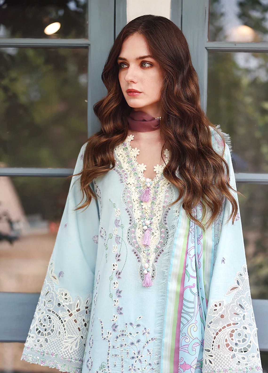 Hemline The Secret Garden By Mushq Embroidered Lawn 3 Piece Unstitched Suit MQ26HLTSGV2 D-04 SECRET BLOSSOM Hemline The Secret Garden By Mushq Embroidered Lawn 3 Piece Unstitched Suit MQ26HLTSGV2 D-04 SECRET BLOSSOM