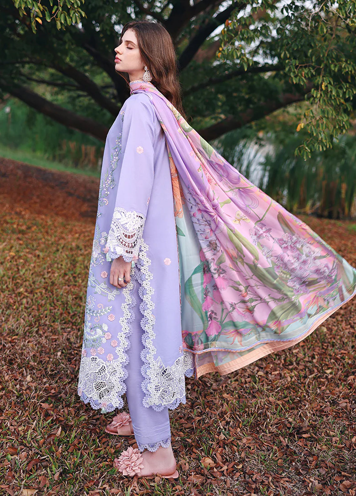 Hemline The Secret Garden By Mushq Embroidered Lawn 3 Piece Unstitched Suit MQ26HLTSGV2 D-07 HIDDEN DAHLIA Hemline The Secret Garden By Mushq Embroidered Lawn 3 Piece Unstitched Suit MQ26HLTSGV2 D-07 HIDDEN DAHLIA