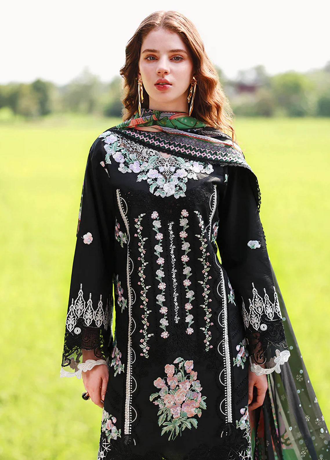 Hemline The Secret Garden By Mushq Embroidered Lawn 3 Piece Unstitched Suit MQ26HLTSGV2 D-09 NIGHTSHADE BLOOM Hemline The Secret Garden By Mushq Embroidered Lawn 3 Piece Unstitched Suit MQ26HLTSGV2 D-09 NIGHTSHADE BLOOM