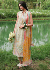 Hemline The Secret Garden By Mushq Embroidered Lawn 3 Piece Unstitched Suit MQ26HLTSGV3 D-06 NOCTURNE FLORA