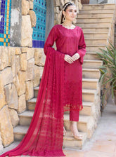 Heritage By Schick Embroidered Lawn Suits Unstitched 3 Piece - SDH24HRL 07