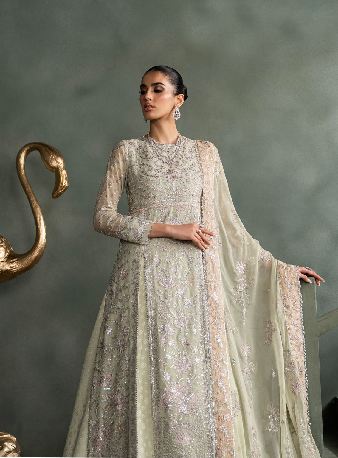 Heritage By Zarif Embroidered Chiffon Suits Unstitched 3 Piece - ZF24HF ZHF-05 INARA Heritage By Zarif Embroidered Chiffon Suits Unstitched 3 Piece - ZF24HF ZHF-05 INARA