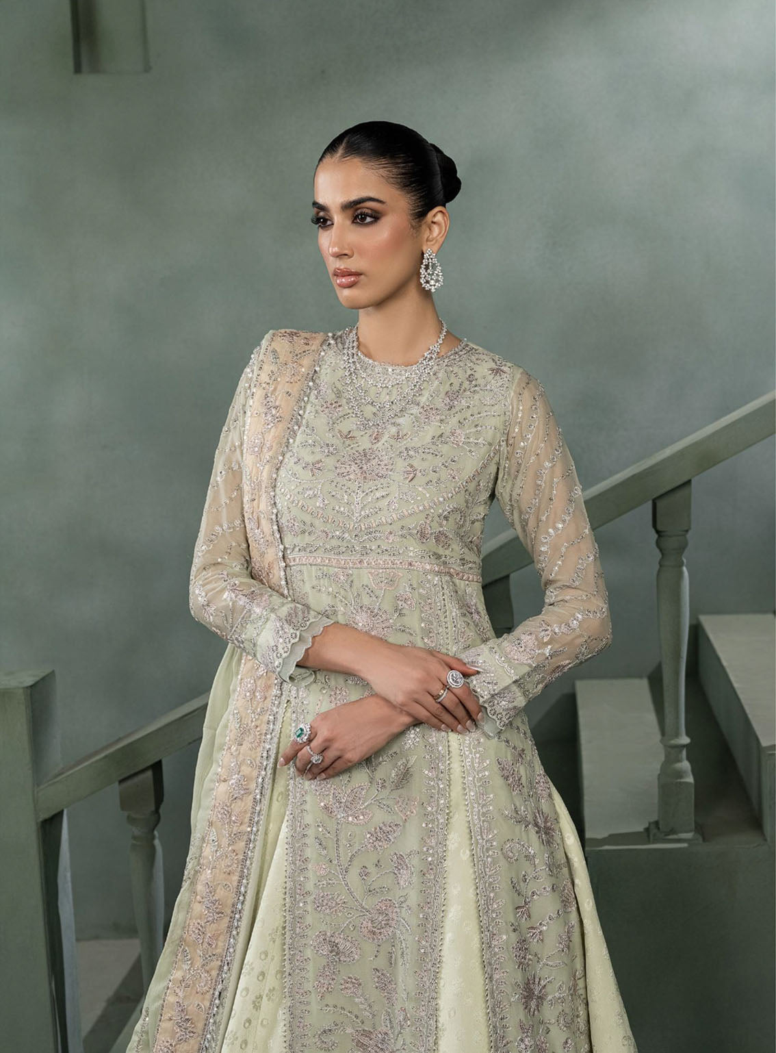 Heritage By Zarif Embroidered Chiffon Suits Unstitched 3 Piece - ZF24HF ZHF-05 INARA Heritage By Zarif Embroidered Chiffon Suits Unstitched 3 Piece - ZF24HF ZHF-05 INARA