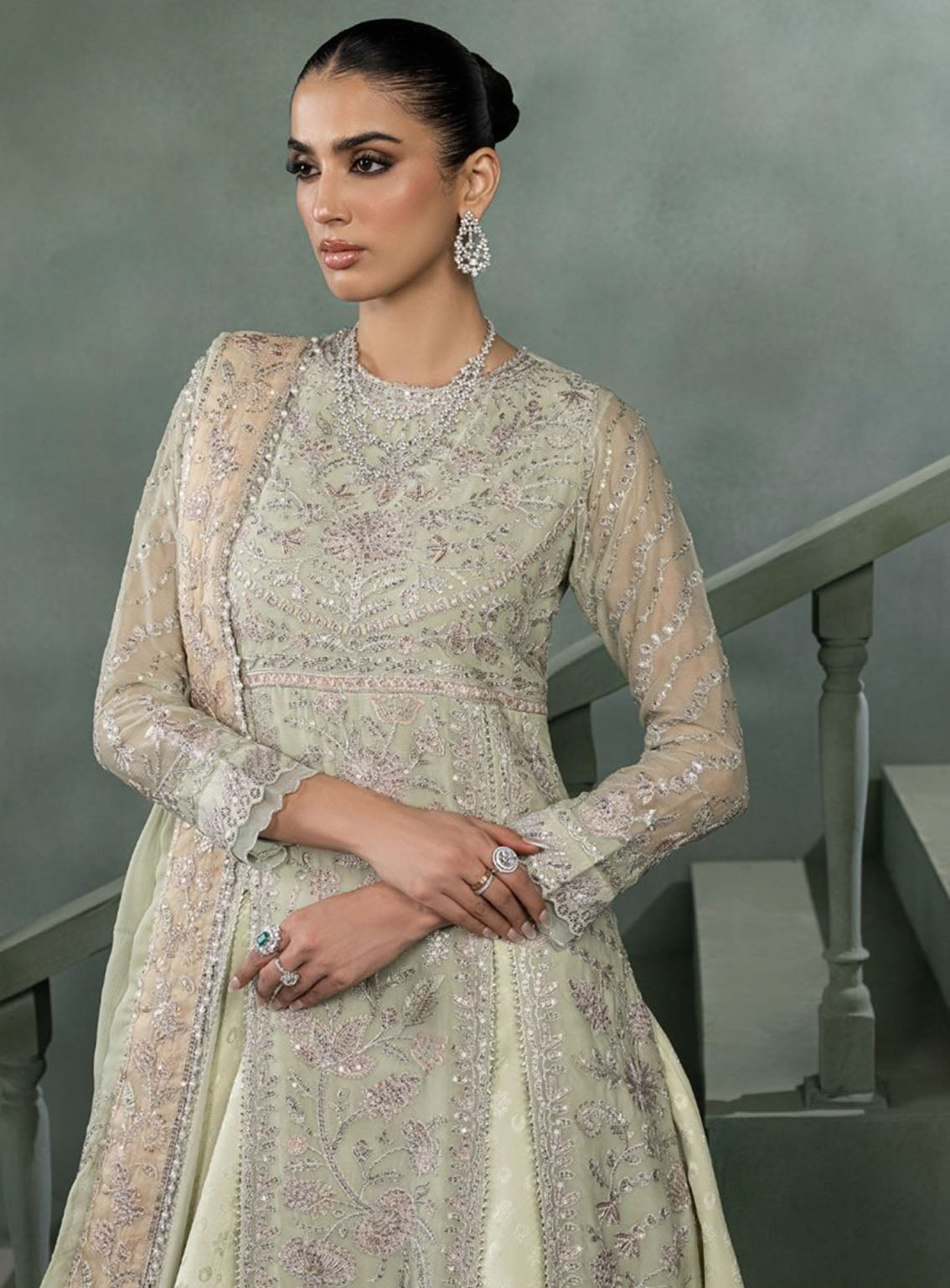 Heritage By Zarif Embroidered Chiffon Suits Unstitched 3 Piece - ZF24HF ZHF-05 INARA Heritage By Zarif Embroidered Chiffon Suits Unstitched 3 Piece - ZF24HF ZHF-05 INARA