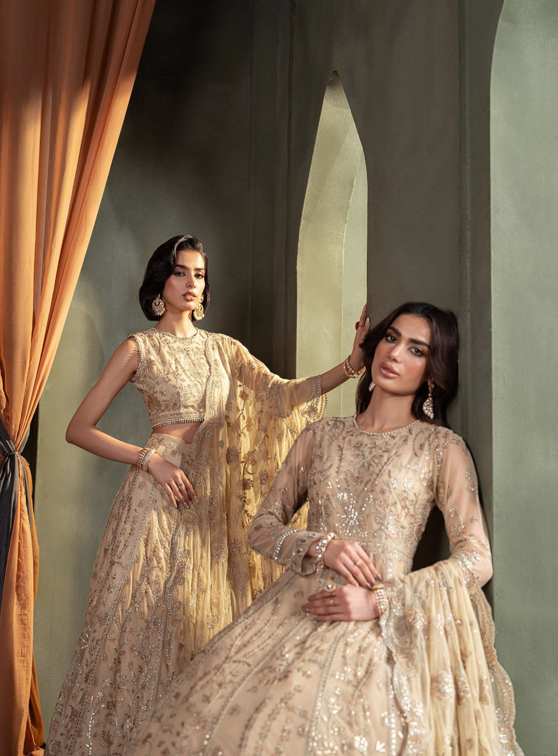 Heritage By Zarif Embroidered Net Suits Unstitched 3 Piece - ZF24HF ZHF-01 AVELINA Heritage By Zarif Embroidered Net Suits Unstitched 3 Piece - ZF24HF ZHF-01 AVELINA