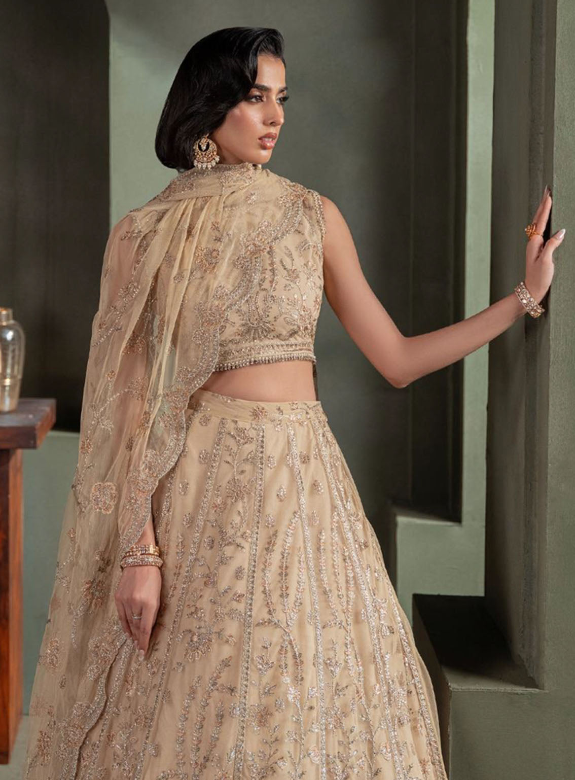 Heritage By Zarif Embroidered Net Suits Unstitched 3 Piece - ZF24HF ZHF-01 AVELINA Heritage By Zarif Embroidered Net Suits Unstitched 3 Piece - ZF24HF ZHF-01 AVELINA