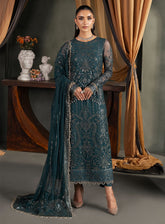 Heritage By Zarif Embroidered Net Suits Unstitched 3 Piece - ZF24HF ZHF-04 ARHA