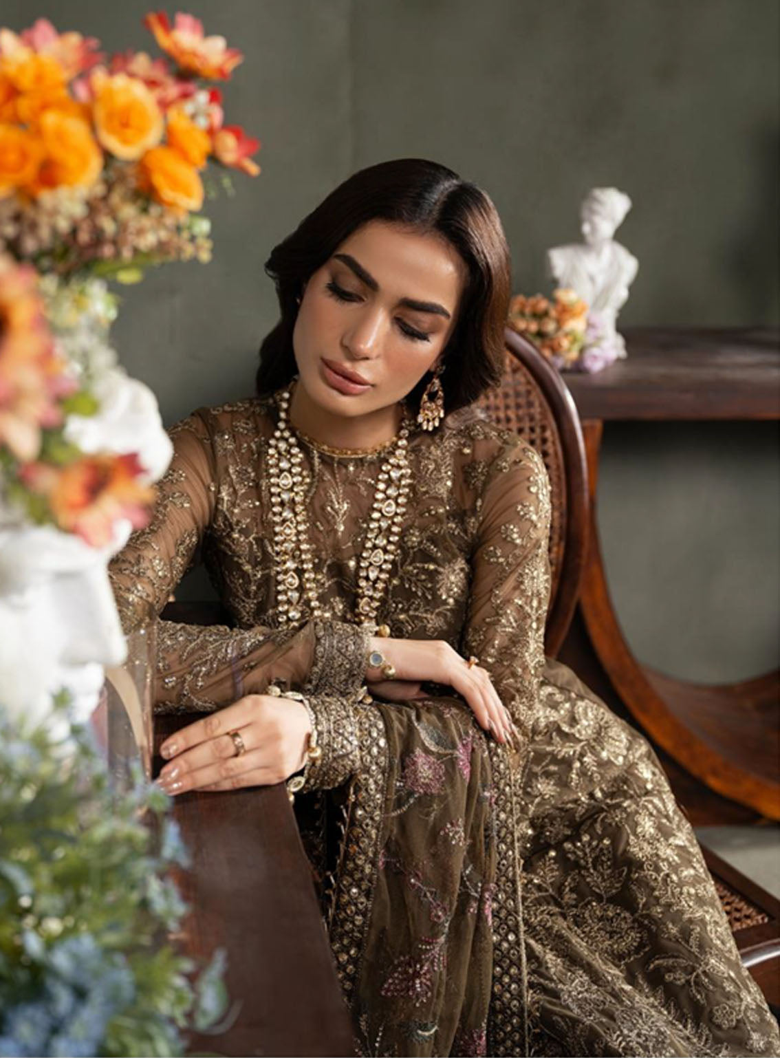 Heritage By Zarif Embroidered Net Suits Unstitched 3 Piece - ZF24HF ZHF-06 ZHALAY Heritage By Zarif Embroidered Net Suits Unstitched 3 Piece - ZF24HF ZHF-06 ZHALAY