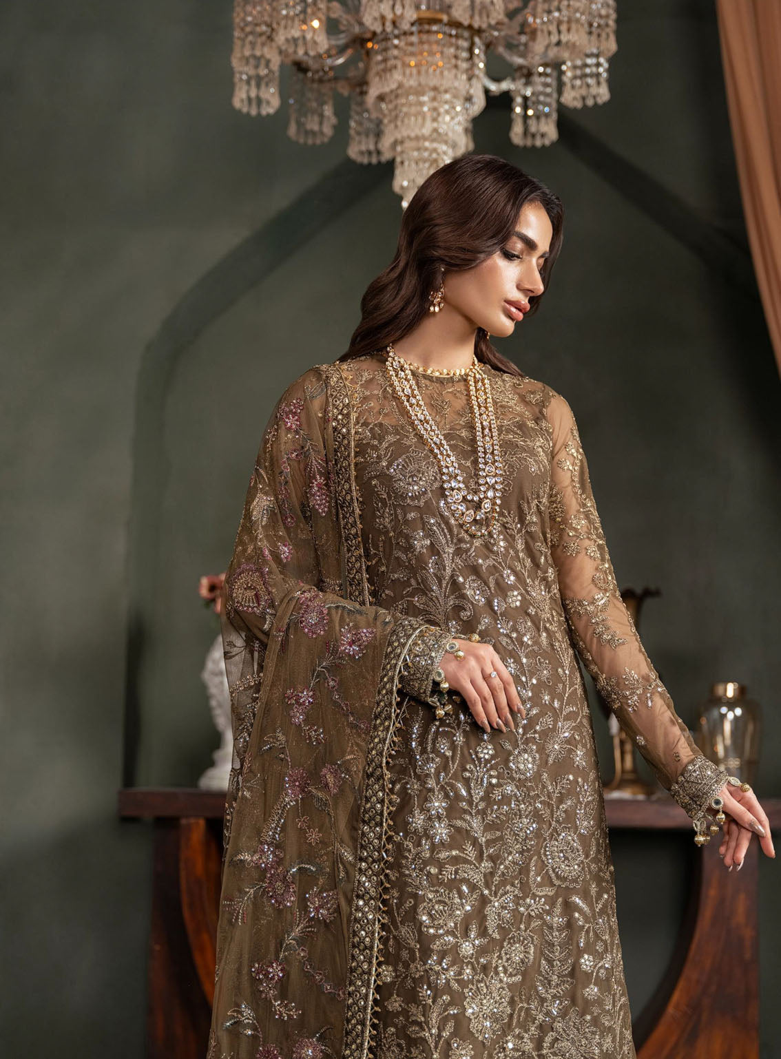 Heritage By Zarif Embroidered Net Suits Unstitched 3 Piece - ZF24HF ZHF-06 ZHALAY Heritage By Zarif Embroidered Net Suits Unstitched 3 Piece - ZF24HF ZHF-06 ZHALAY