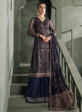 Heritage By Zarif Embroidered Net Suits Unstitched 3 Piece - ZF24HF ZHF-08 SIRENE
