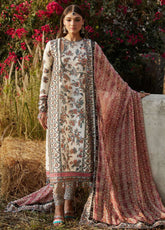 Hussain Rehar Embroidered Lawn Unstitched 3 Piece Suit - HR24EL ELARA